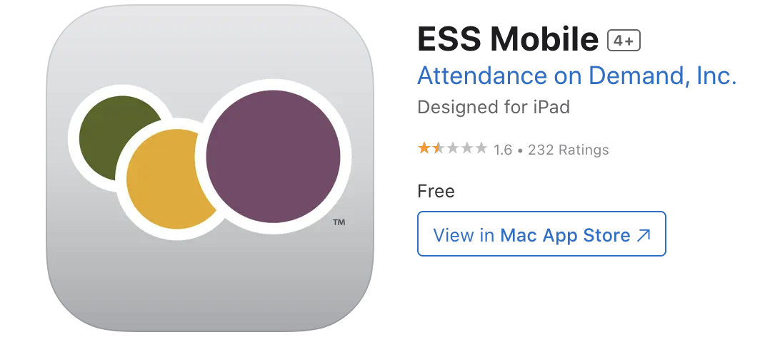 ESS Compass Associate App